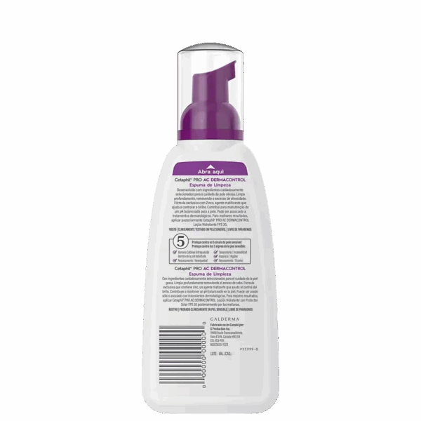 Pro AC Dermocontrol Pele Oleosa - Espuma de Limpeza Facial 236ml - Image 3