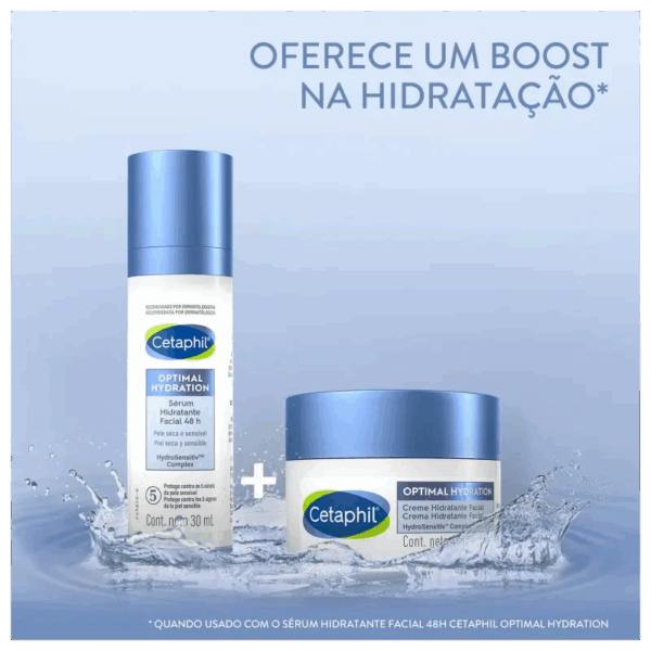Optimal Hydration com Ácido Hialurônico - Creme Hidratante Facial 48g - Image 2