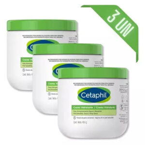 Kit Gel Creme Hidratante Corporal Rápida Absorção (3 Unidades)