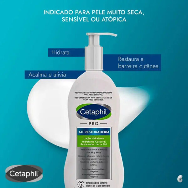 Pro AD Restoraderm - Loção Hidratante Hipoalergênica 295ml - Image 4