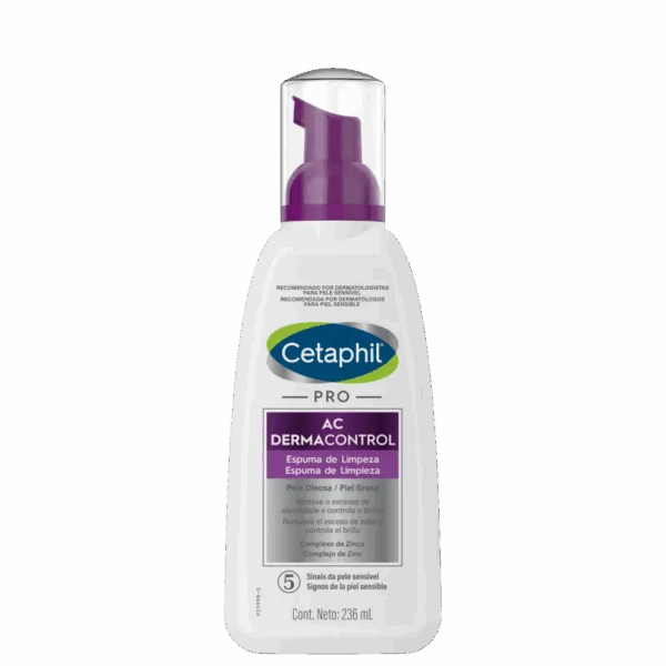 Pro AC Dermocontrol Pele Oleosa - Espuma de Limpeza Facial 236ml