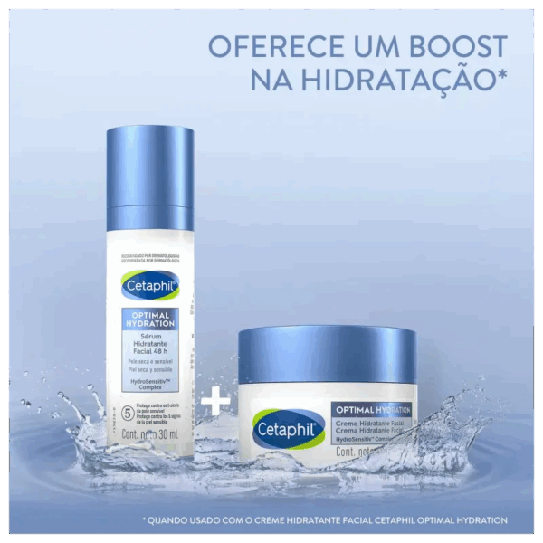 Optimal Hydration 48h com Ácido Hialurônico - Sérum Hidratante Facial 30ml - Image 3