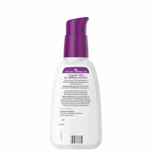Pro AC Dermocontrol Pele Oleosa - Loção Hidratante Facial 118ml - Image 2